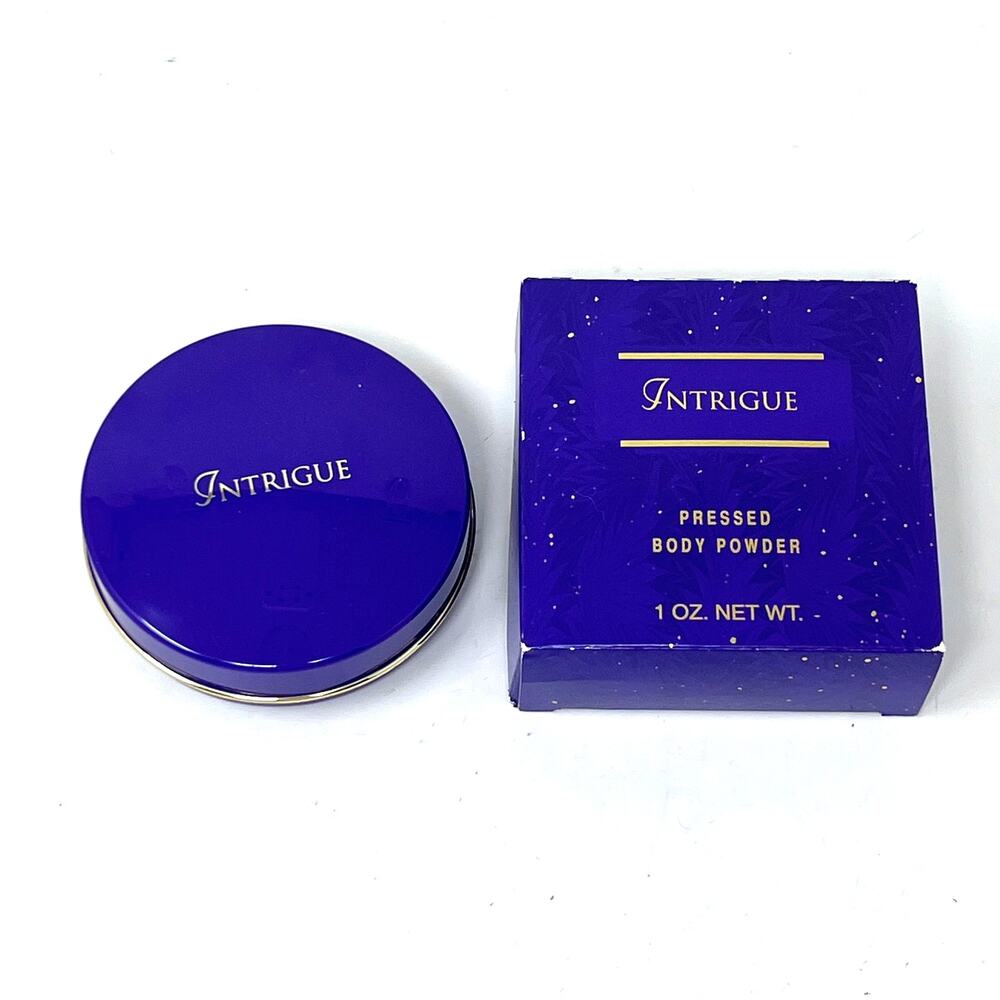 Mary Kay Intrigue Pressed Body Powder 1 Oz. Classic Fragrance Vintage NOS